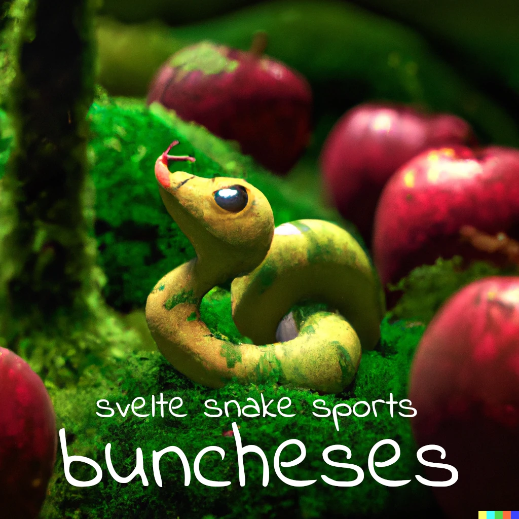 logo for svelte snake sports: buncheses